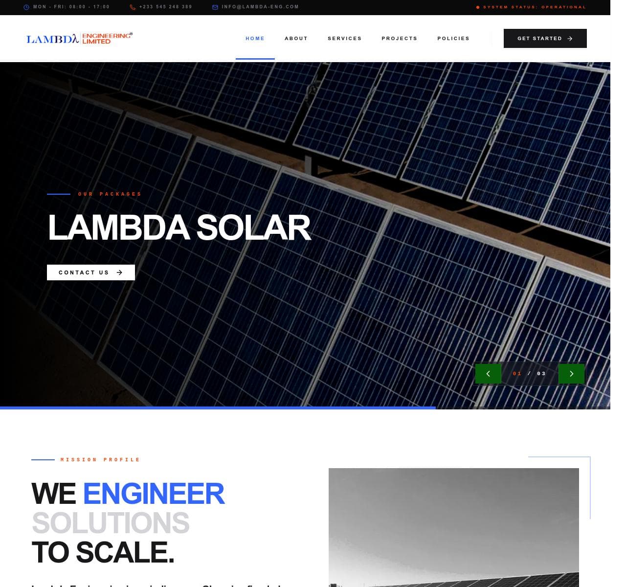 Lambda Eng Website