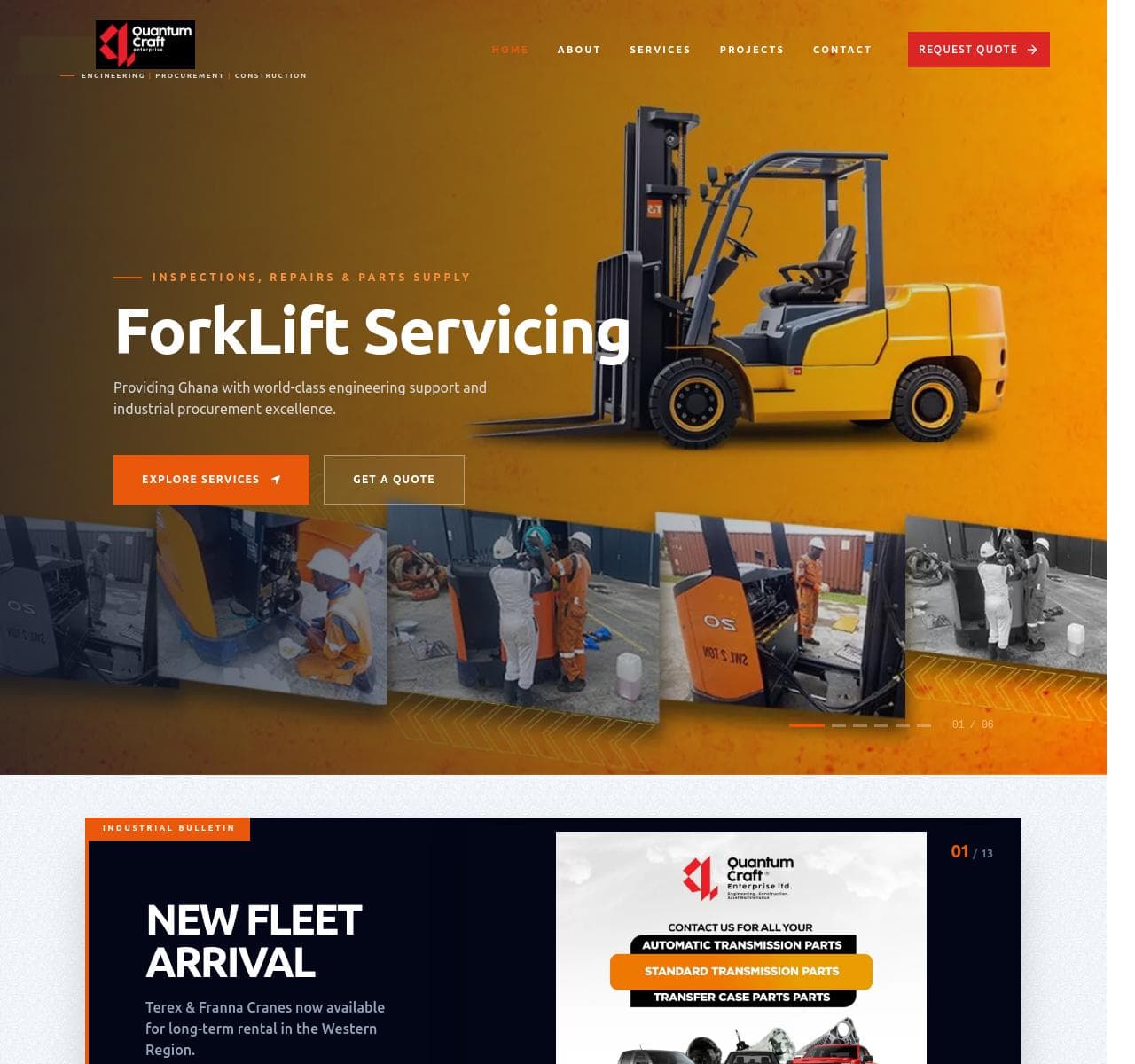 QuantumCraft Ent Website